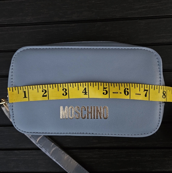 Moschino China Airlines Business Class Amenity Makeup Toiletry Bag French Blue - Picture 10 of 16